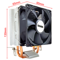 Chłodnica procesora IWONGOU 2011 2 chłodnica procesora ciepła X99 dla procesora Intel AMD Setsuhō RGB chłodnica wentylator chłodzący Cpu 3